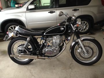 YAMAHA SR400 HEAVENS:ヘブンズ キャニオンシート タックロール ...