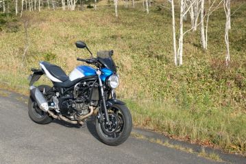 SUZUKI SV650 MRA:エムアールエー スクリーン スポイラーを使った