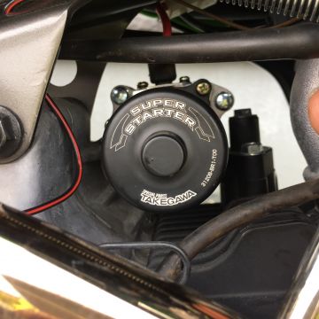 KAWASAKI KSR110 SP武川:SPタケガワ スーパースターターを使った、てっ