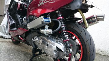 YAMAHA シグナスX 田中商会(TANAKA):タナカショウカイ アルミ