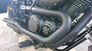 YAMAHA BOLT VANCE＆HINESツインスラッシュマフラー Webike | VANCE&HINES バンス&ハインズ ツインスラッシュ スタッ