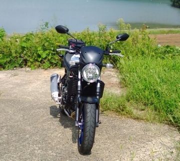 SUZUKI SV650 SUZUKI:スズキ メーターバイザーを使った 