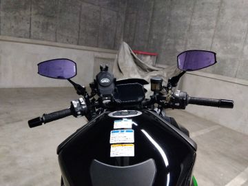 TANAX ナポレオン　シャークミラー7 NA-014 シャークミラー7 レイセーブ鏡 ブラック 左右共通