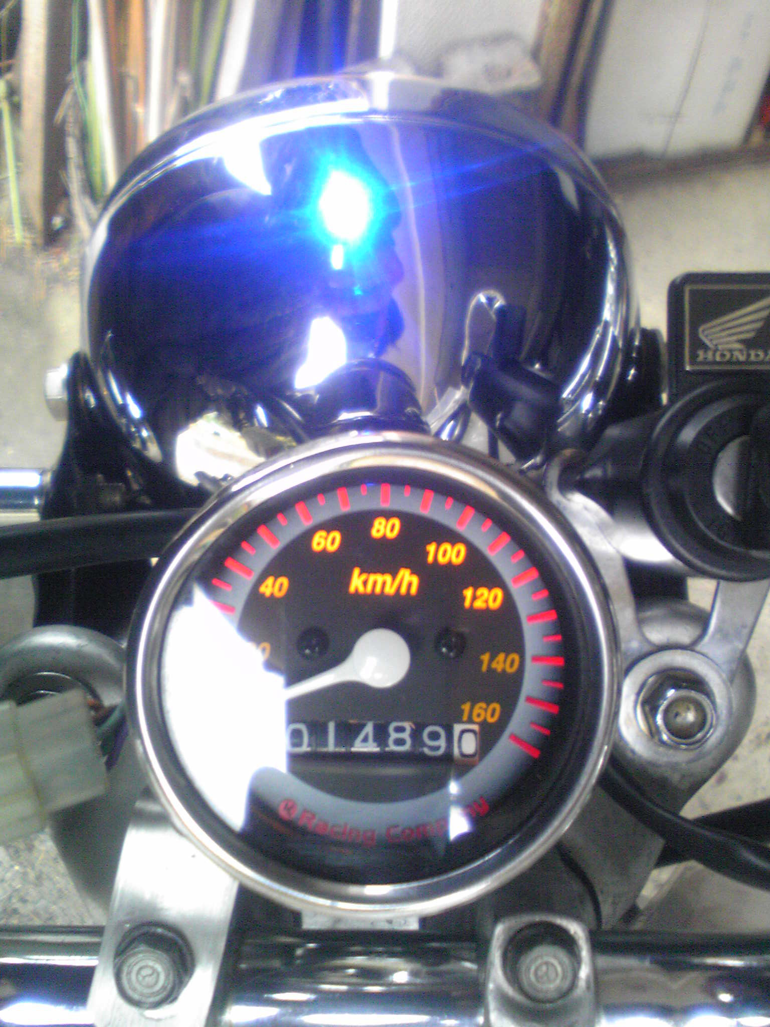 HONDA CD50(ベンリィ) KITACO:キタコ 160km／hスピードメーターを使っ