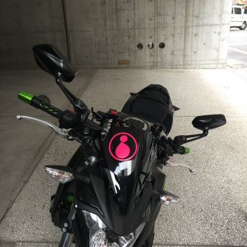 ナカ KAWASAKI Z650 TANAX NAPOLEON:タナックス ナポレオン シャークミラー