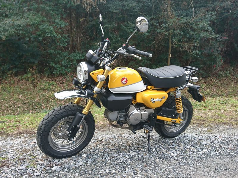 Honda モンキー125 H2c エイチツーシー リア キャリアを使った なかこさんのバイク用品インプレッションです バイク用品レビュー 口コミ 適合情報 コスパや性能評価は ウェビック