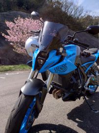 SUZUKI GSX-8S YOSHIMURA:ヨシムラ ウィンド アーマーを使った