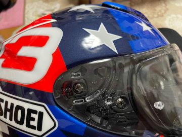 SHOEI Z-8マルケス・アメリカン・スピリット　TC-10 マルク・マルケスのアメリカズGP限定仕様！ SHOEI「Z-8 マルケス